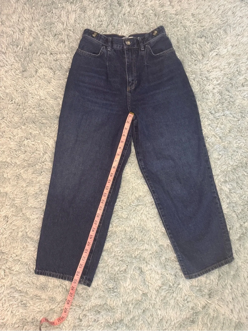 Free People We The Free Pleated Straight-Leg Jeans